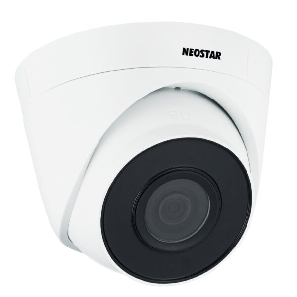 NEOSTAR 4.0MP EXIR IP Dome-Kamera, 2.8mm, 2560x1440p, Nachtsicht 30m, WDR 120dB, H.265+, PoE/12V DC, IP67