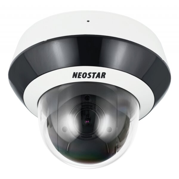 NEOSTAR 4.0MP WiFi Infrarot IP Mini-PTZ-Kamera, 4X Zoom, 2560x1440p, Nachtsicht 20m, Smart-IR, H.265+, WDR 120dB, PoE/12V DC, IK10, IP66