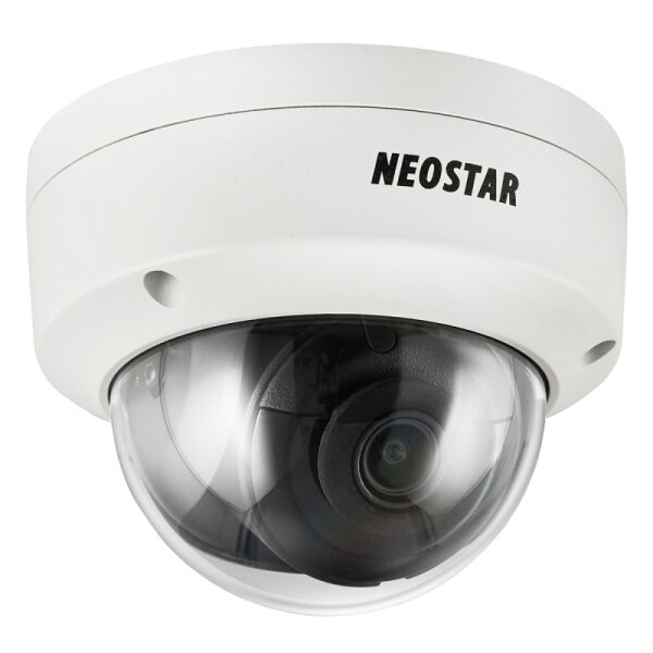 NEOSTAR 8.0MP EXIR IP Vandalensichere Dome-Kamera, 2.8mm, 3840x2160p, Nachtsicht 30m, WDR 120dB, H.265+, AcuSense, Deep Learning, Audio, Alarm, PoE/12V DC, IK10, IP67