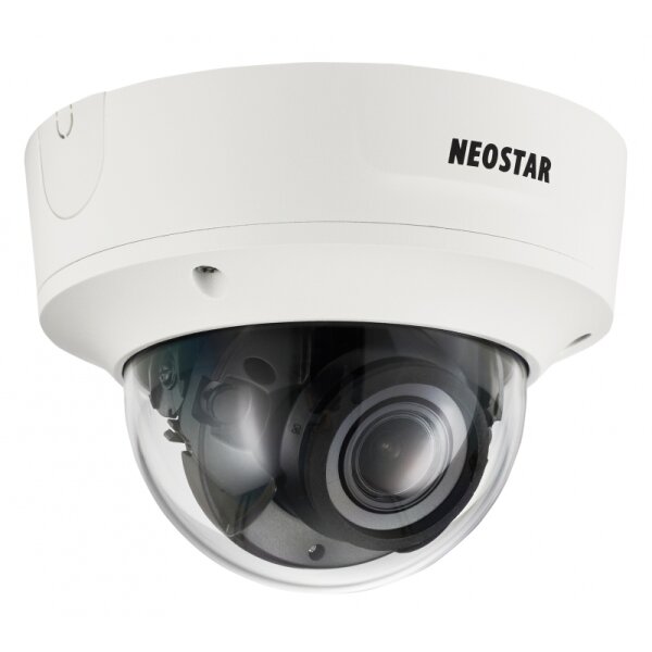 NEOSTAR 8.0MP EXIR IP AcuSense Dome-Kamera, 2.8-12mm Motorzoom, 3840x2160p, Nachtsicht 30m, WDR 120dB, H.265+, VCA, PoE/12V DC, IK10, IP67