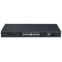 BALTER X ECO Unmanaged PoE Switch mit 16 x 100Mbps PoE...