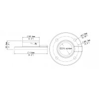 BALTER X Deckenmontage-Adapter für PTZ Dome-Kameras,...