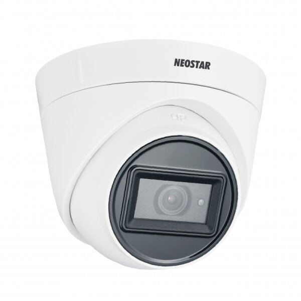 NEOSTAR 5.0MP TVI / CVI / AHD / CVBS Eyeball-Kamera, 2560x1944p,2.8mm, Nachtsicht 60m, WDR 130dB, 12V DC, IP67