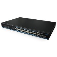 24x PoE+ Netzwerk Smart Gigabit Switch, 4x Gigabit...