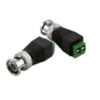 NEOSTAR Adapter von BNC-Stecker (Koaxialkabel) auf...