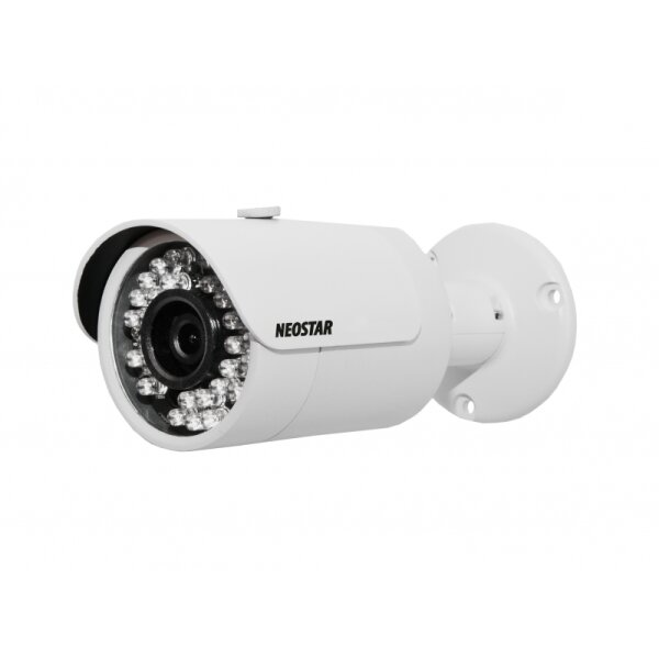 NEOSTAR PRO 1.3MP IP Kamera 720p für AZpro Alarmzentrale, 4mm, Nachtsicht 30m, PoE/12V DC, IP66